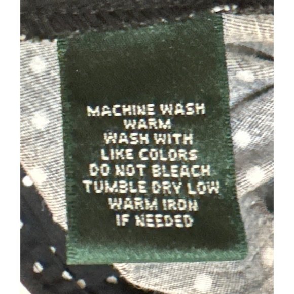 L-RL Lauren Active Ralph Lauren Brand Ankle Crop Pants Polka Dot Women's Size 10 - Picture 15 of 16